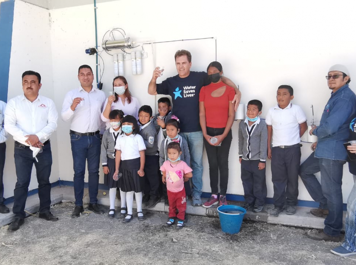 Eligen escuela rural de Huaquechula para dotar de agua purificada 